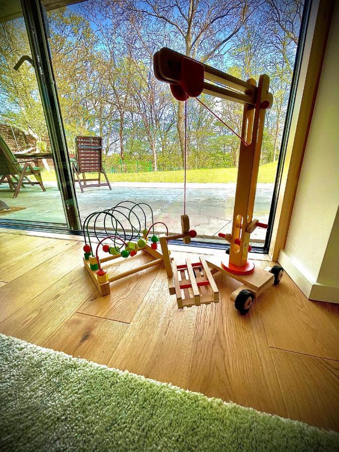 100M2 Fewo Im Haus Am See Mit Garten Bei Potsdam Швиловзе Экстерьер фото